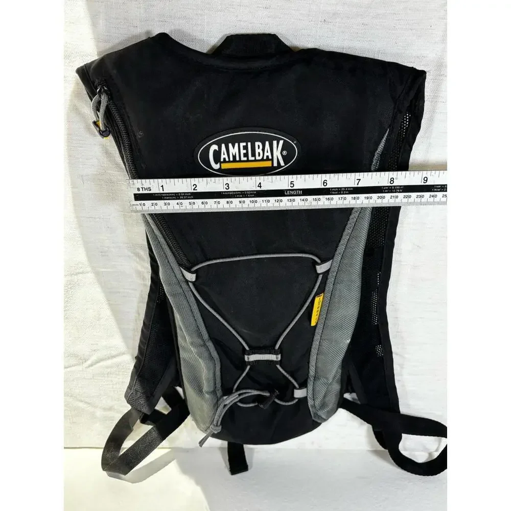 CamelBak Classic Hydration Backpack Black/Gray 15”x9” Hiking Biking